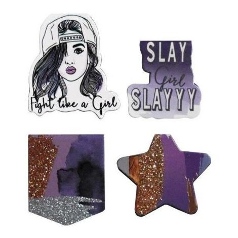 Zakładki magnetyczne Incood Gwiazda Slay Girl 4szt
